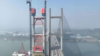 应用｜金马大桥主塔荣耀封顶，金陵涂料以硬核技术铸就市政桥梁防护新标杆