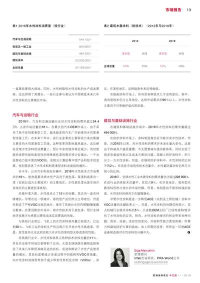 《欧洲涂料杂志中文版》（电子刊）2019第11期